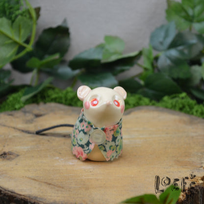 Tiny Mouse with Cape White