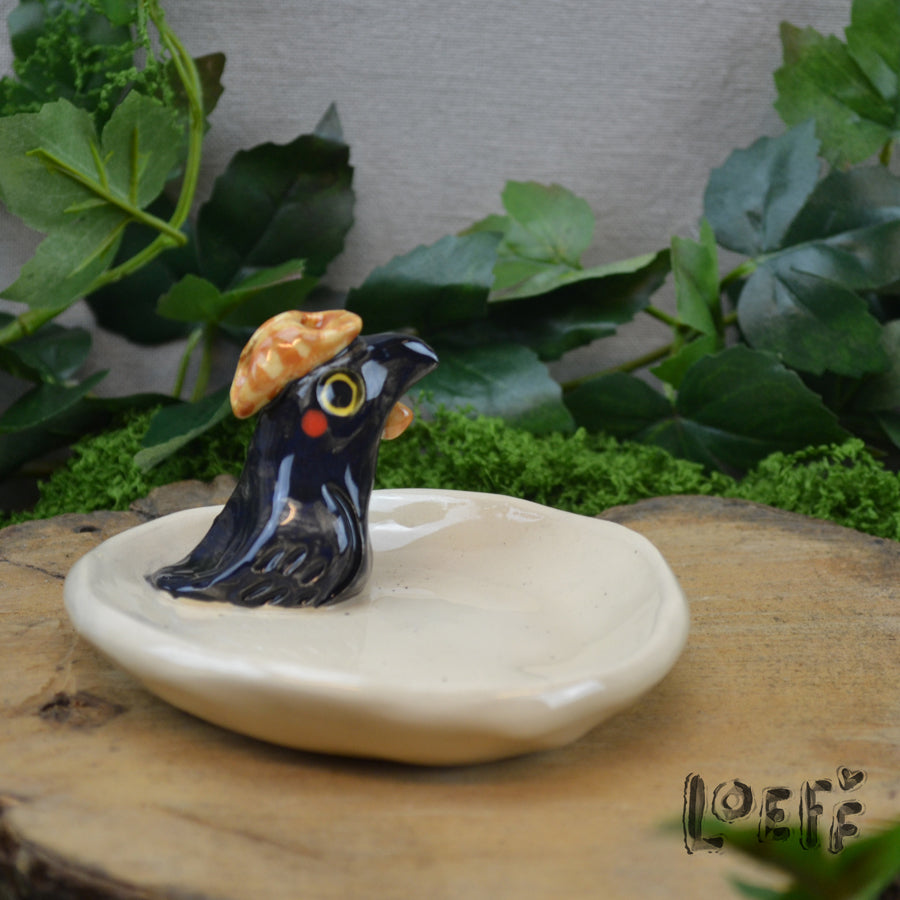 Trinket Tray Crow Detective