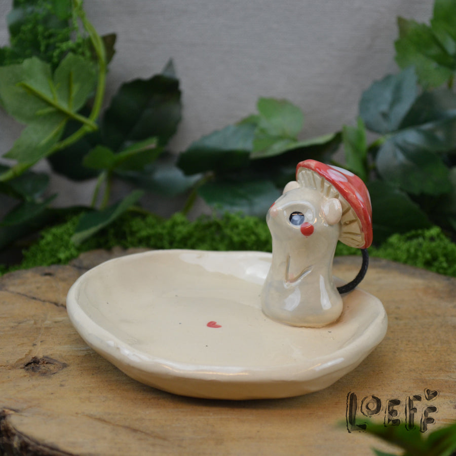Trinket Tray Mushroom Mouse 1