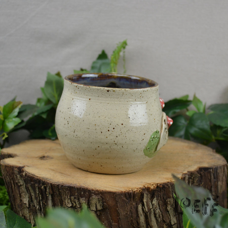 3D Loeff Mug Skull with Mushrooms 1