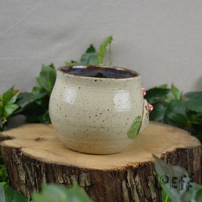 3D Loeff Mug Skull with Mushrooms 1