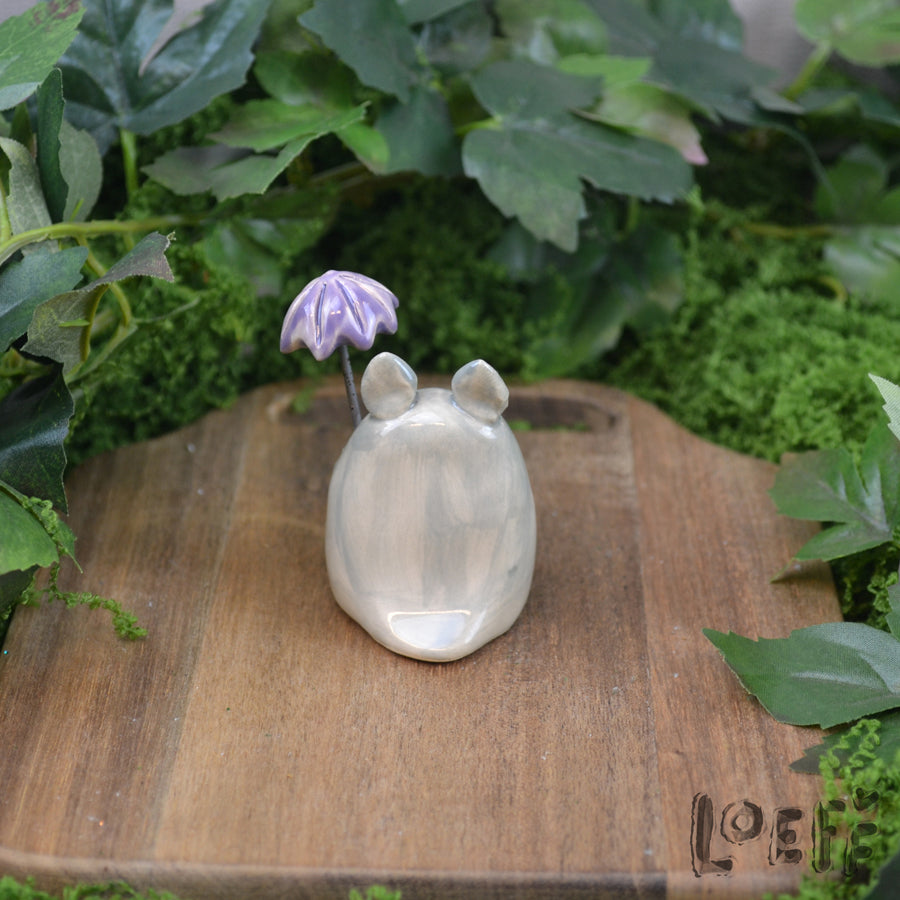 Tiny Toto Purple Umbrella