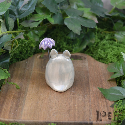 Tiny Toto Purple Umbrella