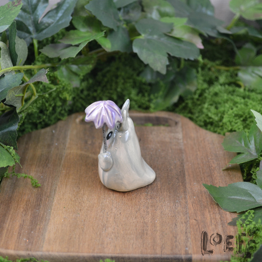 Tiny Toto Purple Umbrella