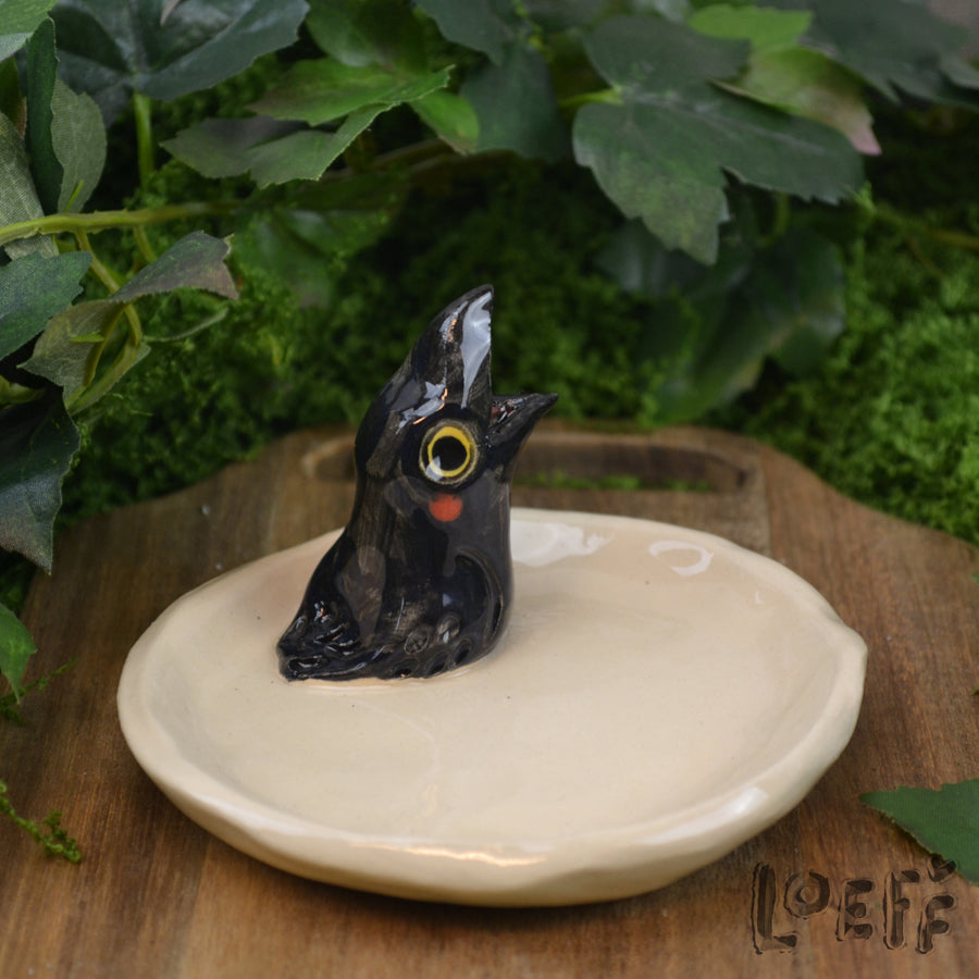 Trinket Tray Crow
