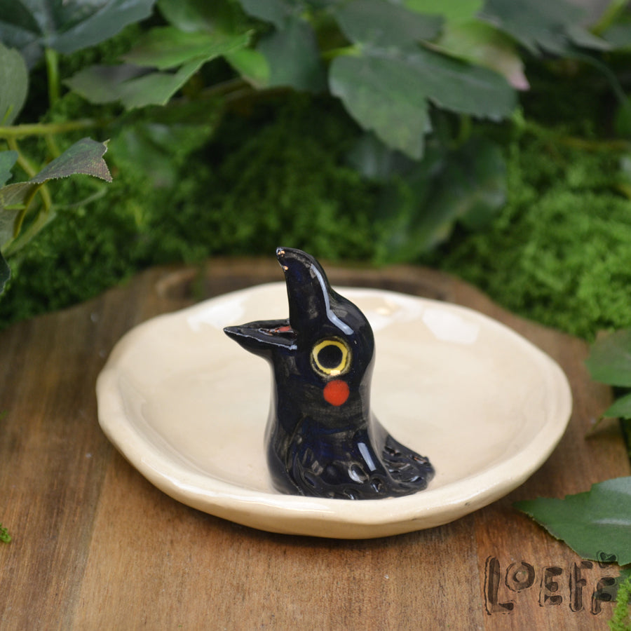Trinket Tray Crow