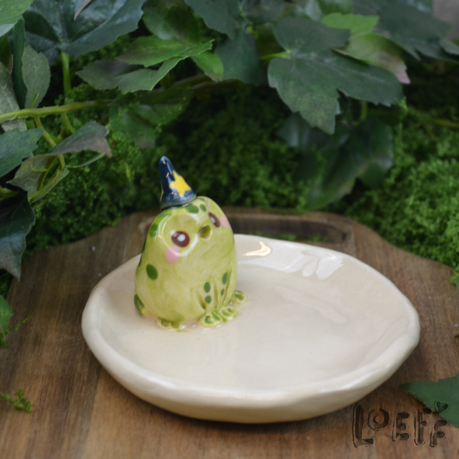 Trinket Tray Wizard Frog