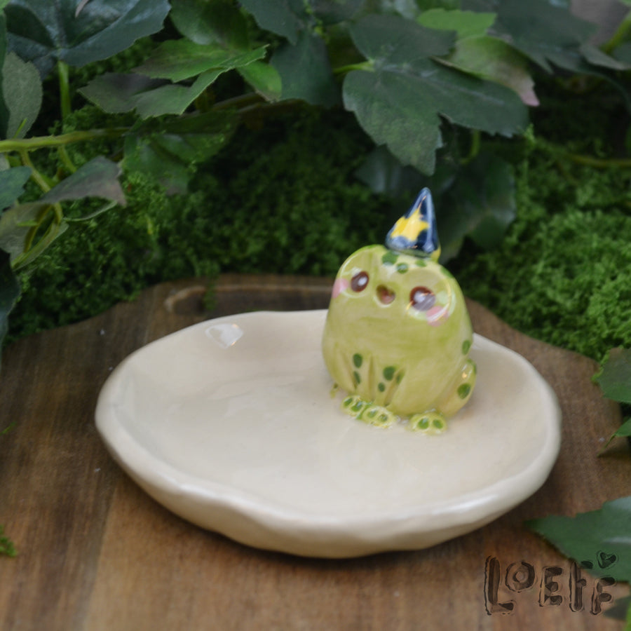 Trinket Tray Wizard Frog