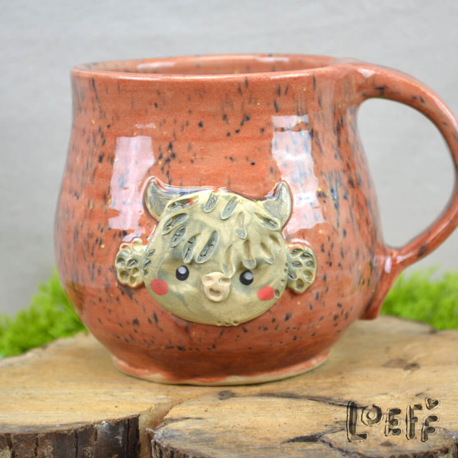 The 3D Loeff Mug Large Cow 2