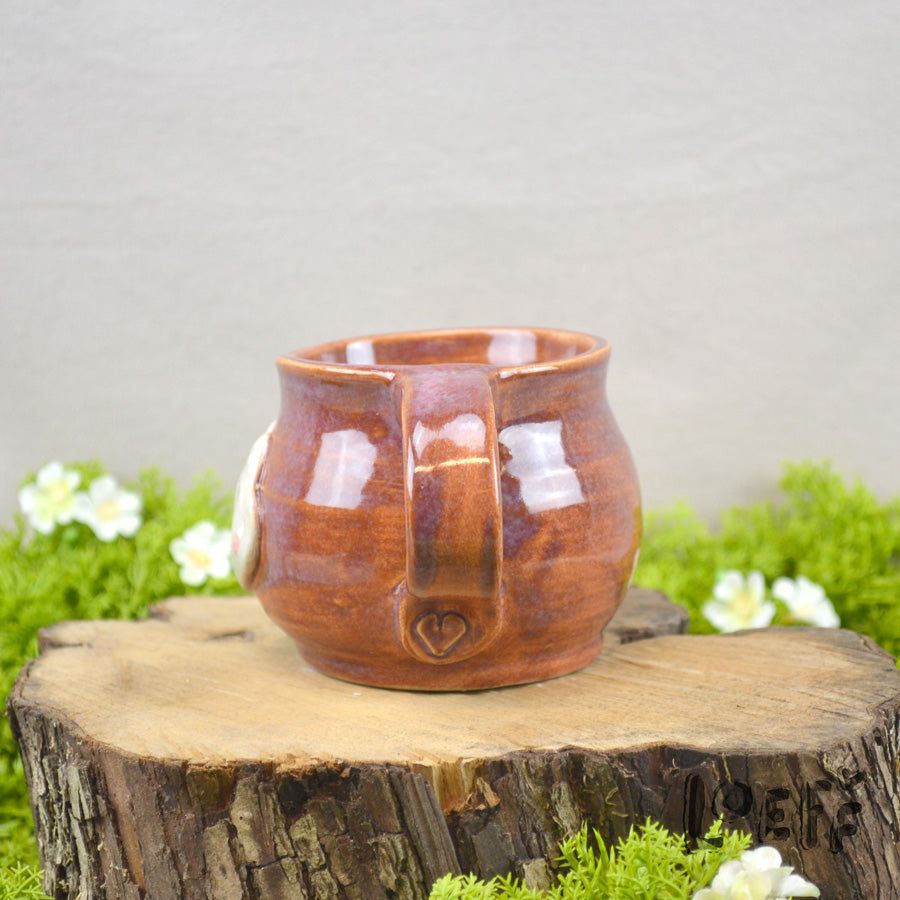 The 3D Loeff Mug Raccoon on Plum