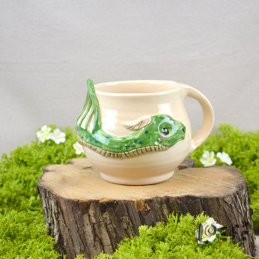 The 3D Loeff Mug Green Wyvern