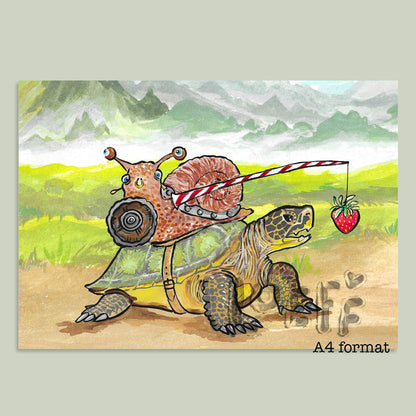 Turtle Warrior Card