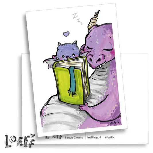 Baby Dragon Book Card