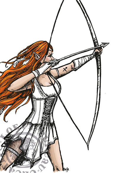 Zodiac Sagittarius Card