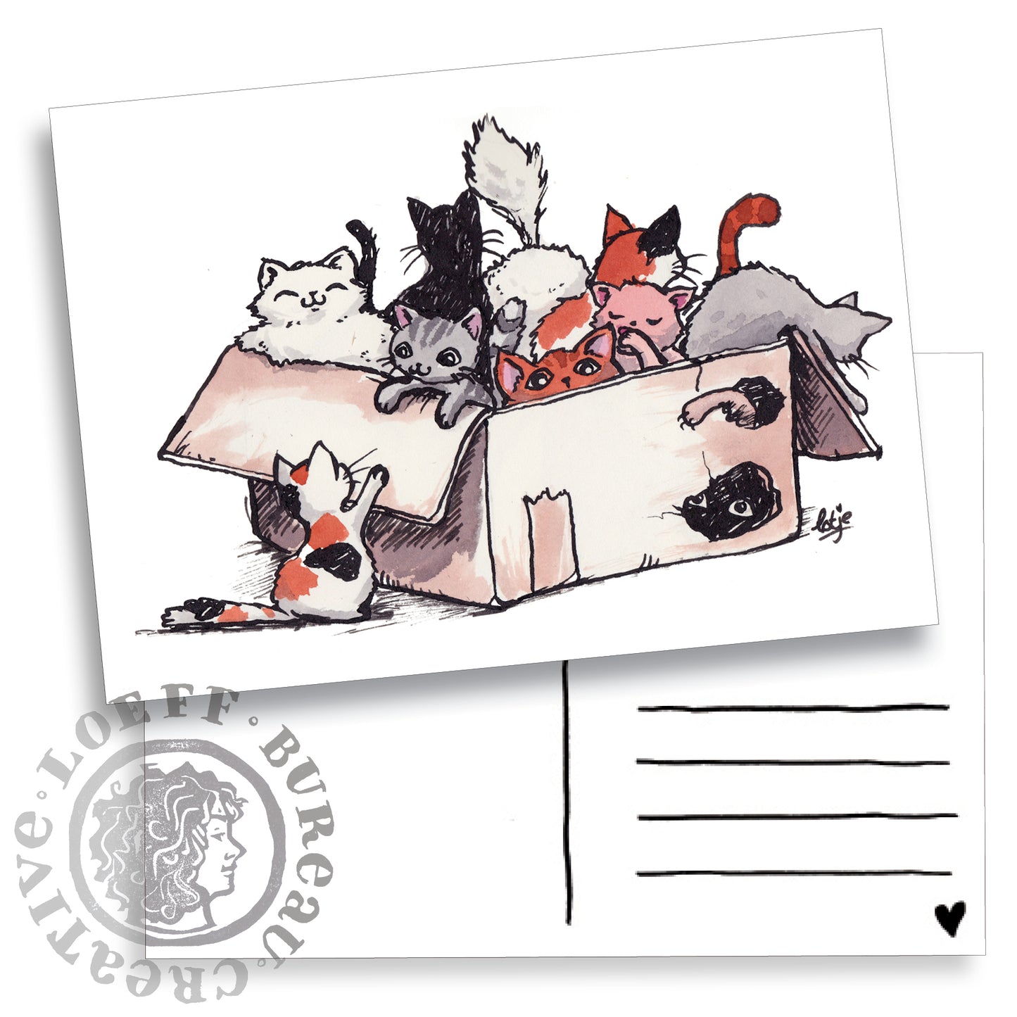Box of Cats Card