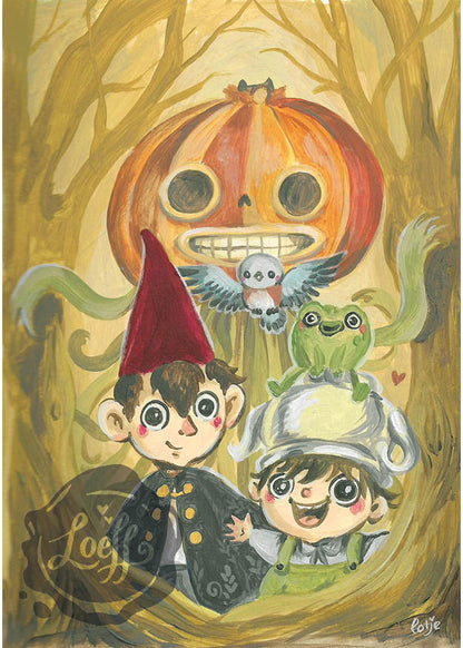 Brothers and Frog Card