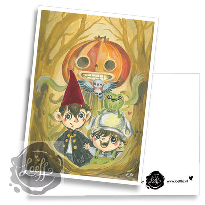 Brothers and Frog Card