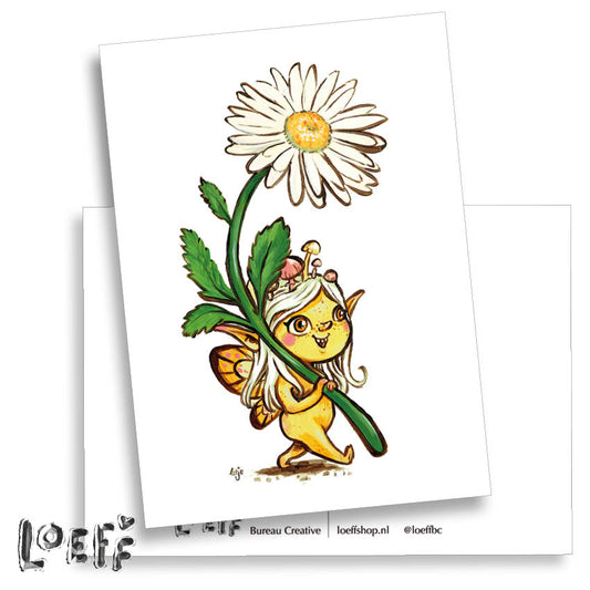 Daisy Faerie Card