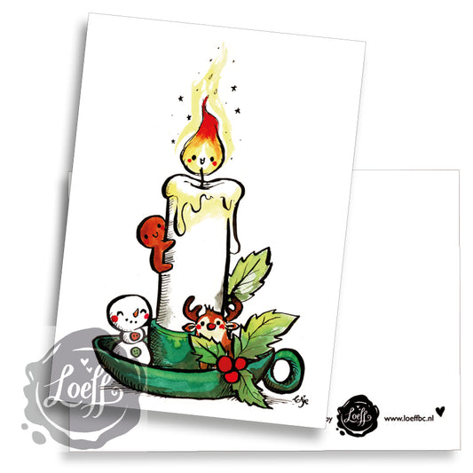 Christmas Candle Card