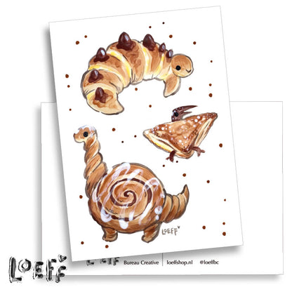 Croissantosaurus Card