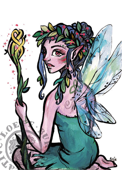 Fairy Witch Card