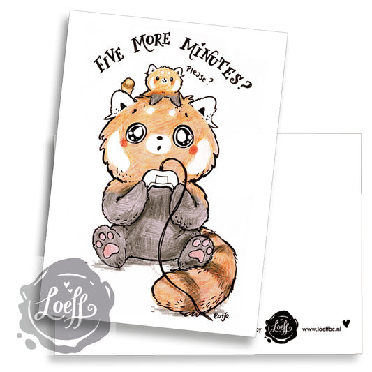 Five More Minutes Card