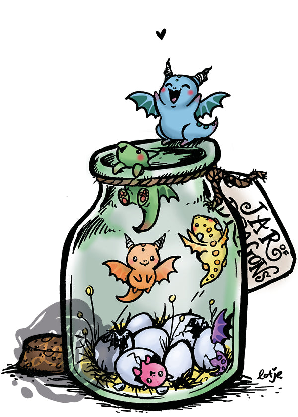Jar of Dragons Card