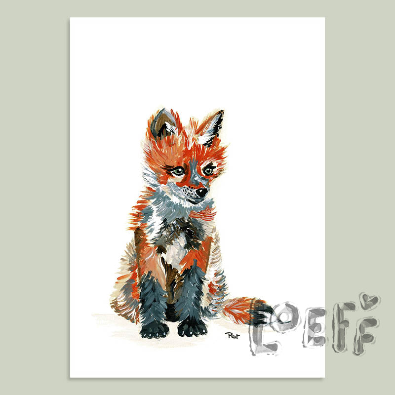 Baby Fox Card