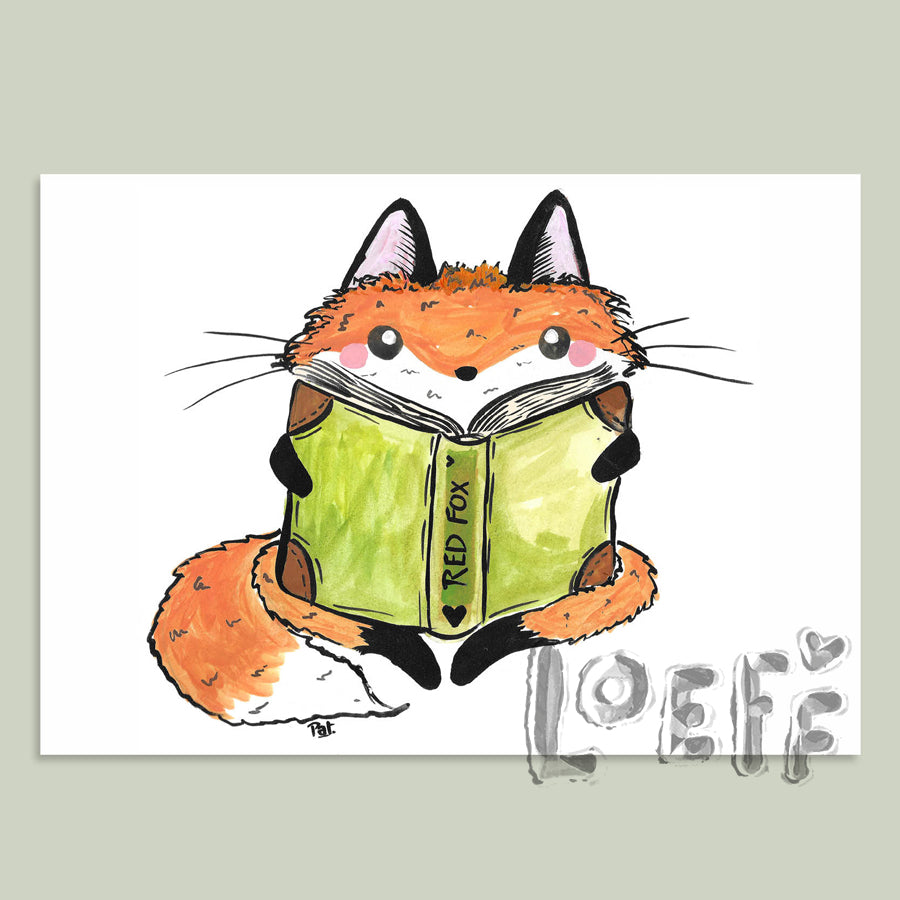 Reading Fox Card