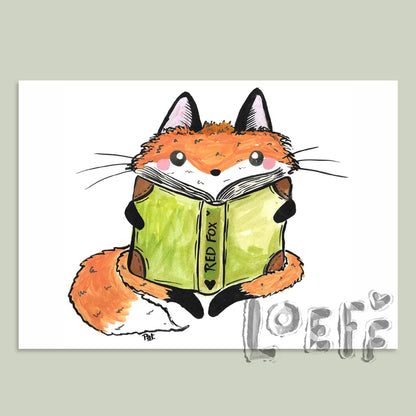 Reading Fox Card