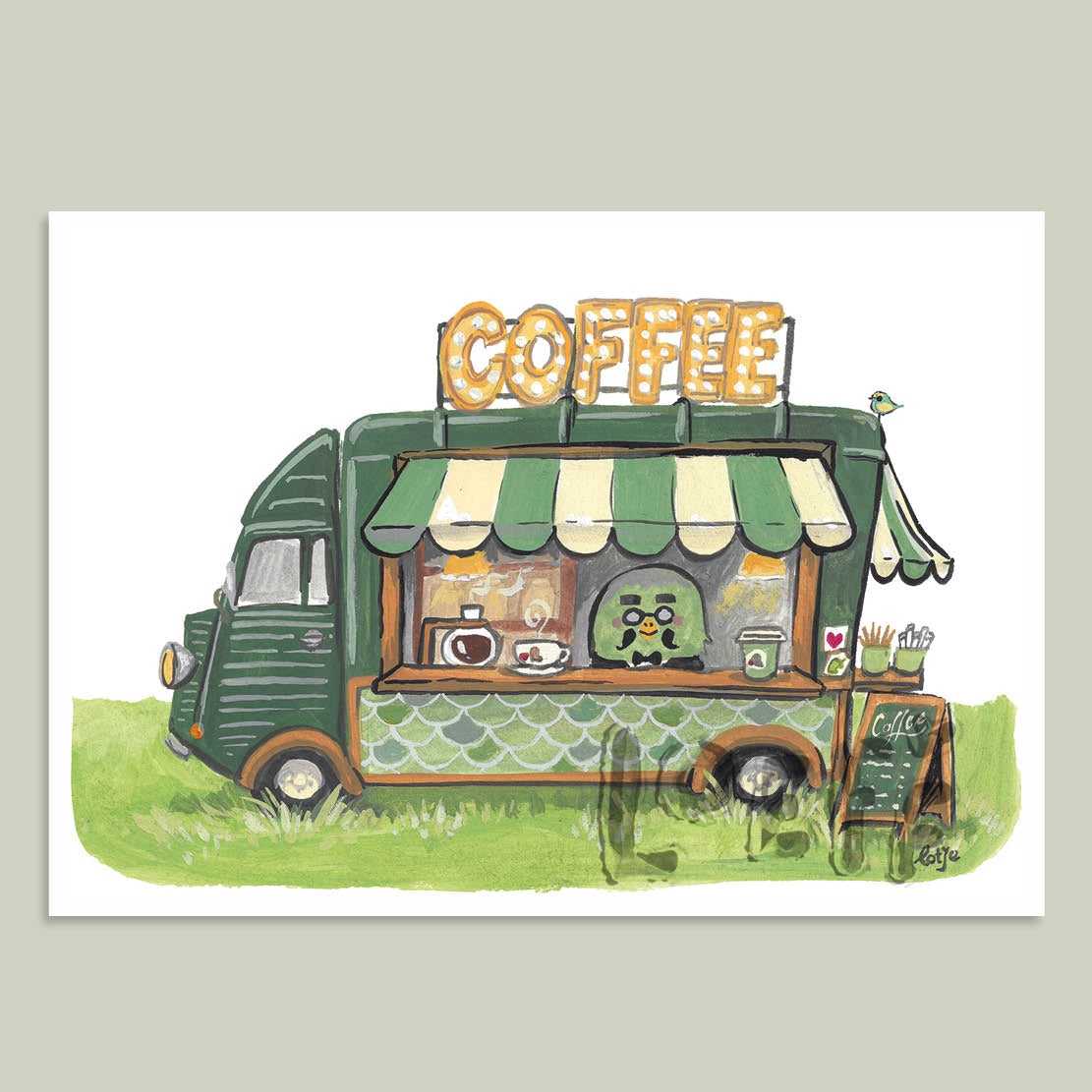 Coffee Truck Card