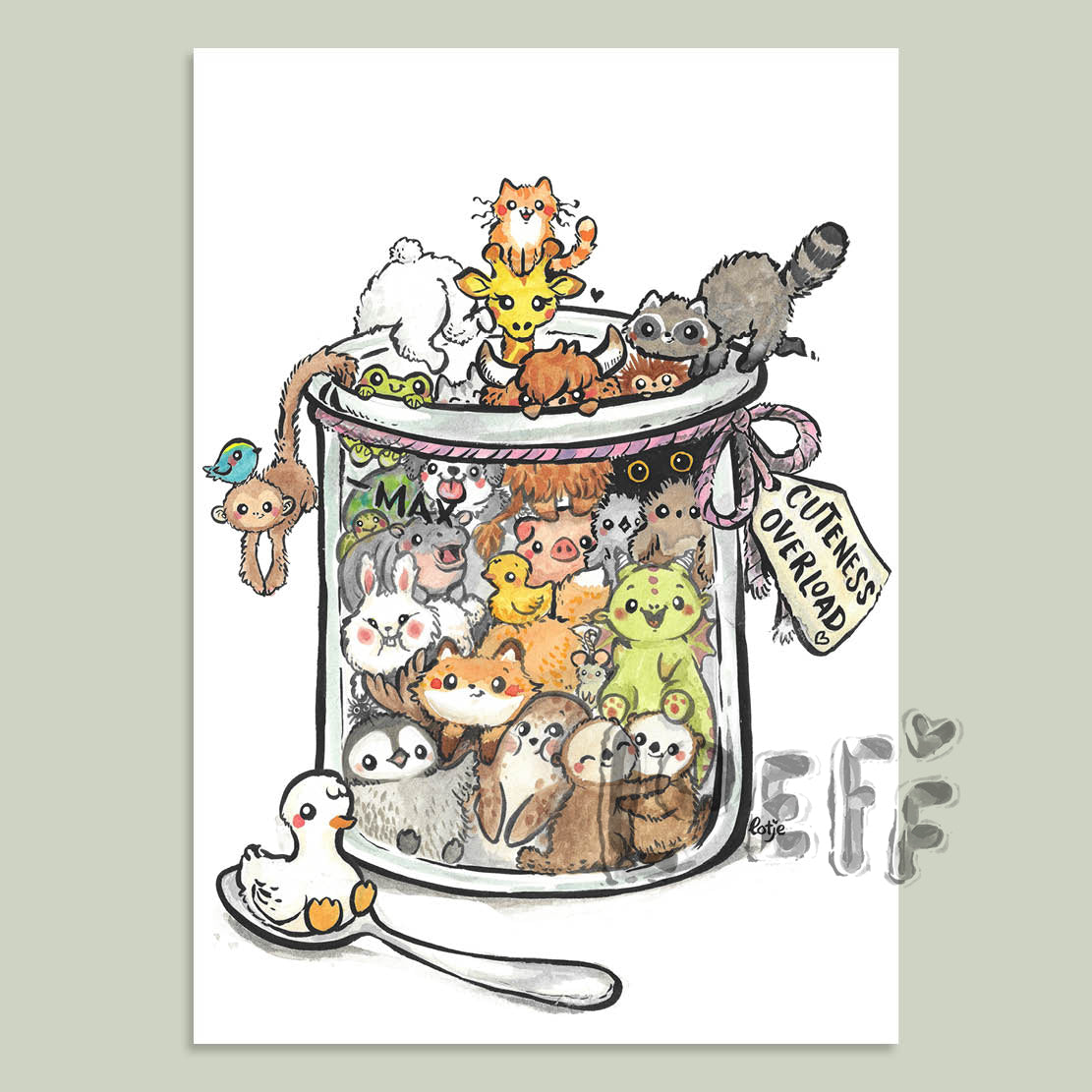 Cuteness Overload Card