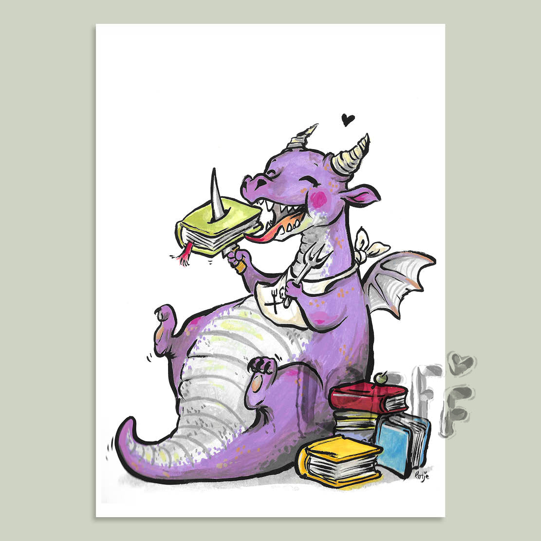 Dragon Loves Books