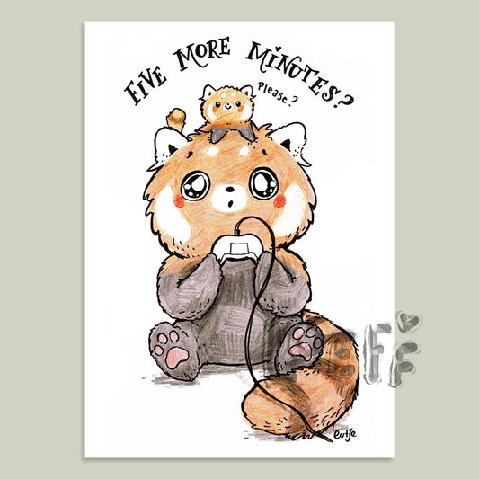 Five More Minutes Card