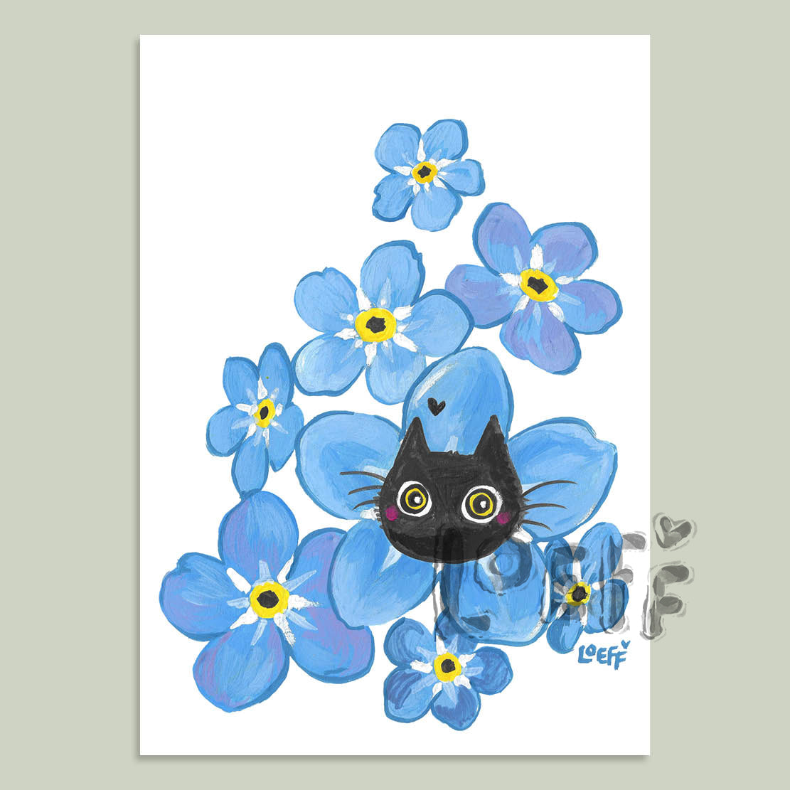 Forget Me Not Card