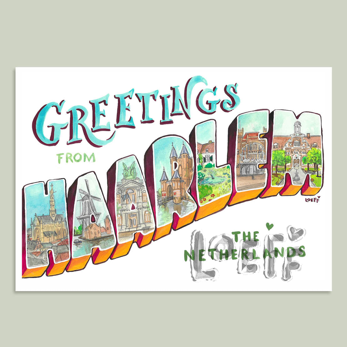 Greetings from Haarlem Card