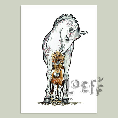 Horses Card