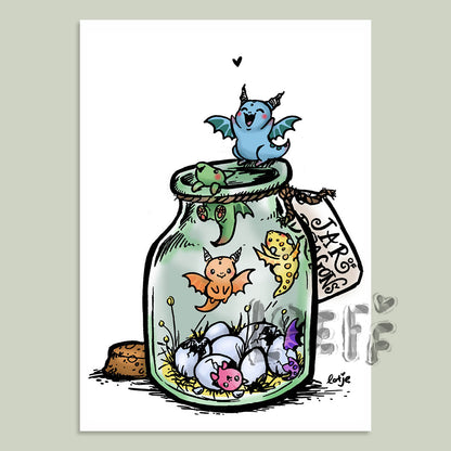 Jar of Dragons Card
