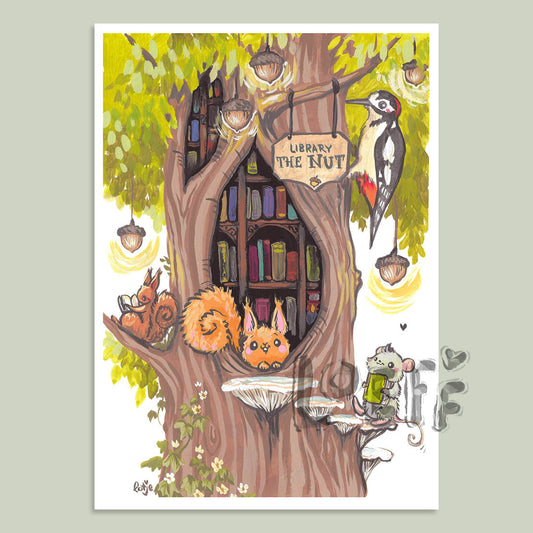 Library The Nut Card