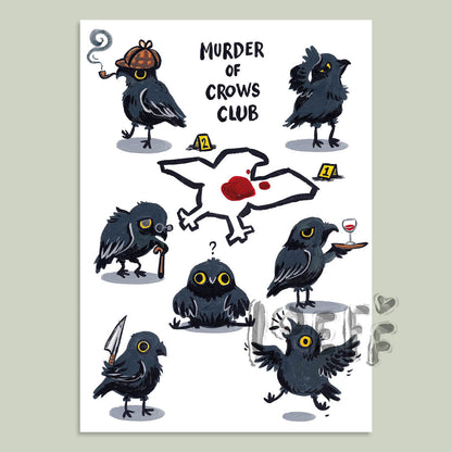Murder of Crows Card