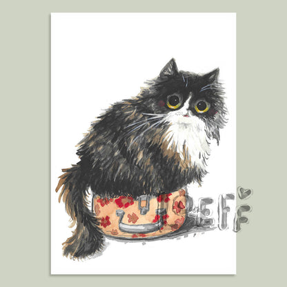 Poppy Caught Card
