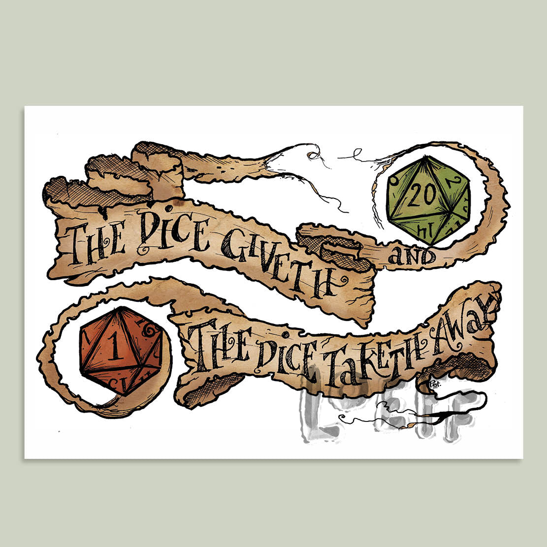 The Dice Card