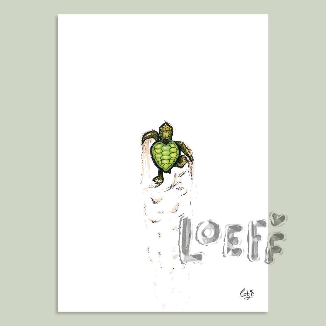 Turtle Trail Card