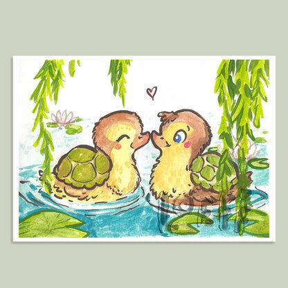 Turtle Duckies Card