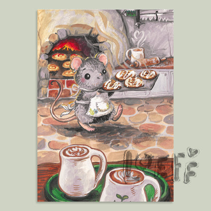 Bakery Mouse Card