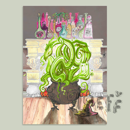 Magic Cauldron Card