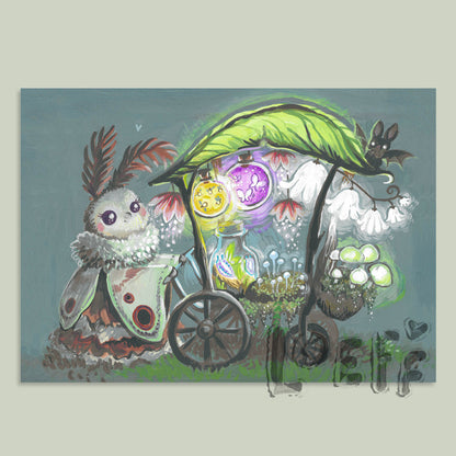 Moth Light Seller Card