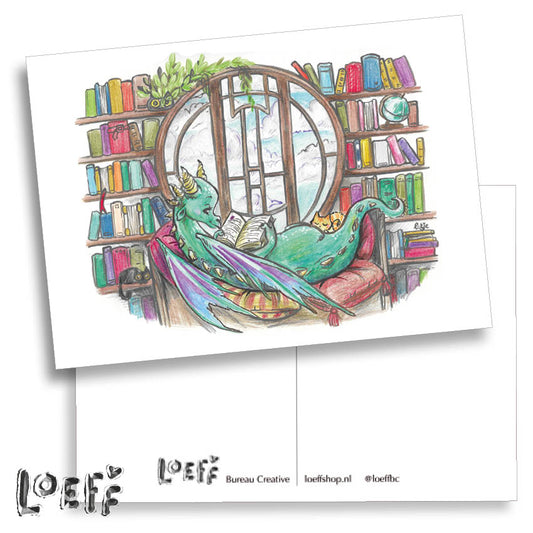 Dragon Library Card