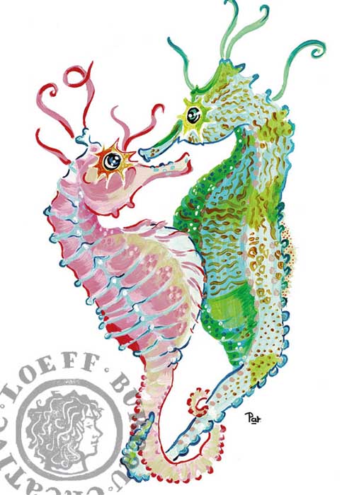 Seahorses Card