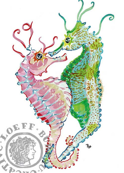 Seahorses Card